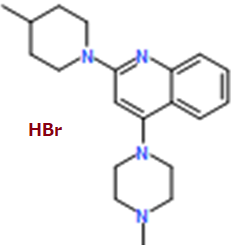 4-(4-Methylpiperazin-1-yl)-2-(4-methylpiperidin-1-yl)quinoline hydrobromide
